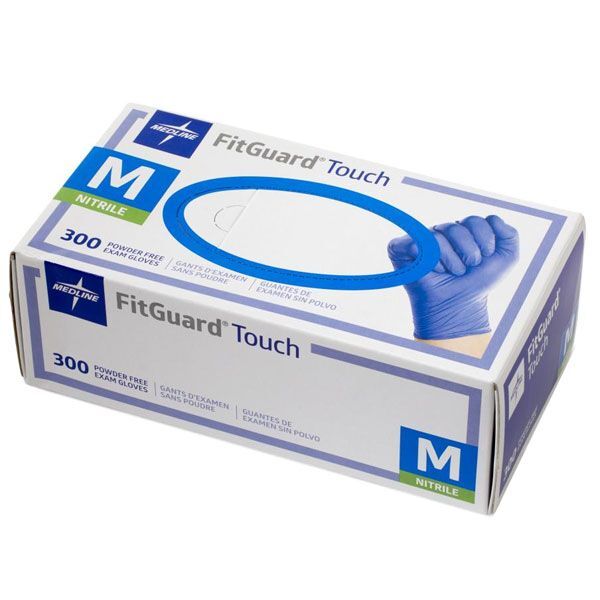 FitGuard Touch Nitrile Exam Gloves – LARGE 300/Bx