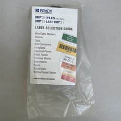 Brady BMP21-Plus M21-375-499 Black On White Nylon Labels 3/8″ x16′ NEW OPEN BOX