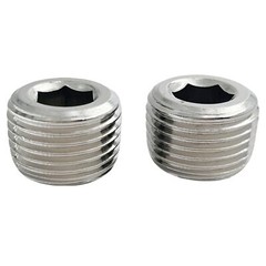 STAINLESS STEEL PLUG ALLEN HEAD 3/4″ NPT PIPE 2PCS,USA STOCK!!