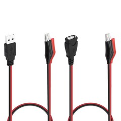 Alligator Clip To Usb Test Leads Usb Red Black Wire Maximum 5a Current 19.7in/50