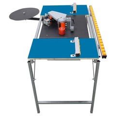 110V 1.2KW Electric Automatic Curved Straight Edge Banding Machine With platform