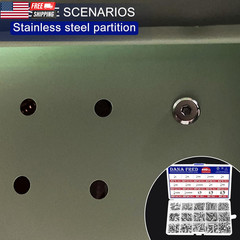 440 Pieces Flat Hex Socket Head Cap Screws Kit 304 Stainless Steel M3 M4 M5 Metr