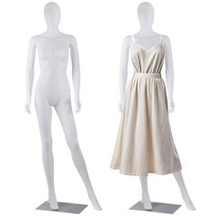 70″ White Female Mannequin Full Body Maniquine Model Stand w/ Adjustable Posture