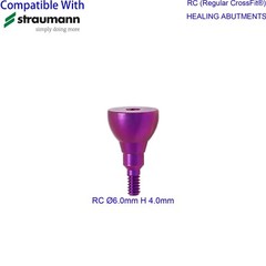 Dental Regular Closure Cover Cap Screws Healing Abutment fit ITI Straumann RC