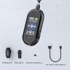 64GB Rechargeable LCD Digital Audio Sound Voice Recorder Dictaphone MP3 Player
