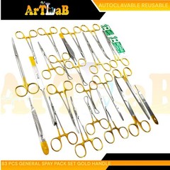 SPAY PACK KIT GERMAN PREMIUM QUALITY 101 PCS VETERINARY DENTAL SURGICAL TOOLS