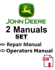 John Deere 777 797 Max Frame Z-Trak Mower Technical Manual Repair TM2077 PDF USB