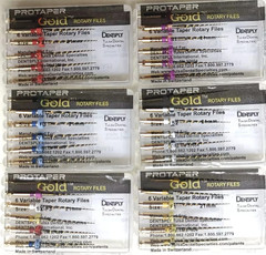 Dentsply Protaper Gold Rotary Files Tulsa Assorted Endodontics 21mm/25mm/31mm