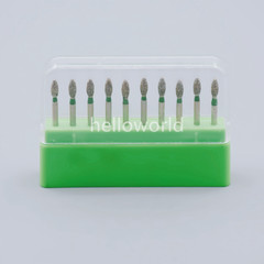 Dental Endo Diamond Burs FG Pointed Football 368/023C Coarse Grit High Speed