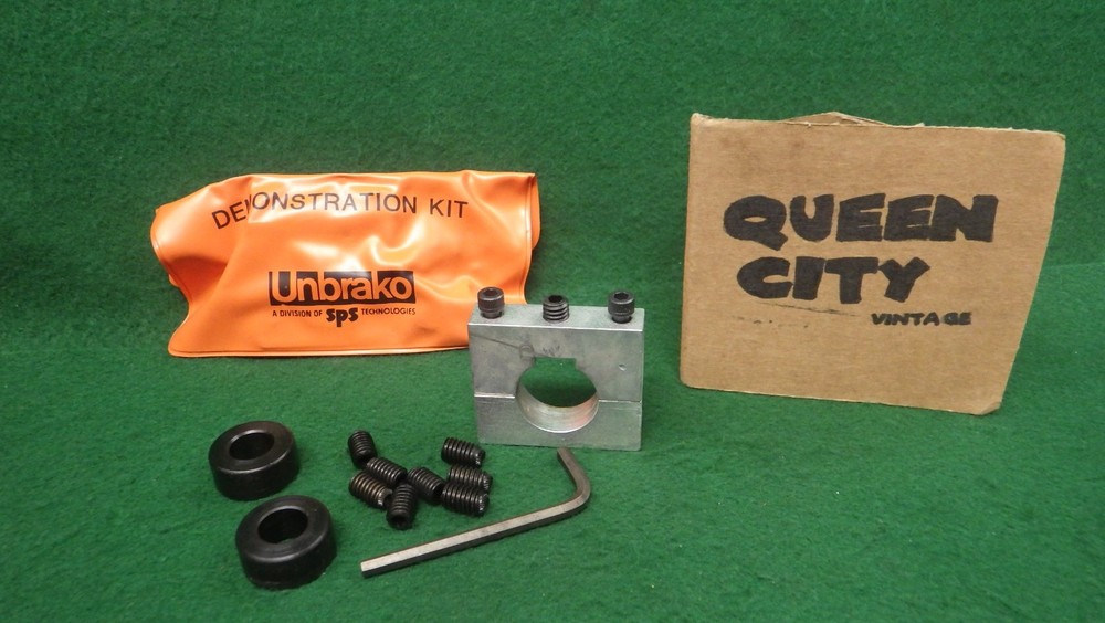 Unbrako New Old Stock Set Screw Stop Collar Demonstration Kit 1″ x 1/2″ x .434″