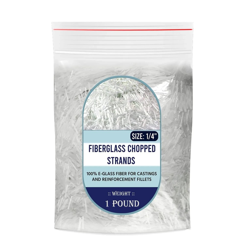 1 Pounds Chopped Fiberglass Strands 1/4″ Fiber Glass