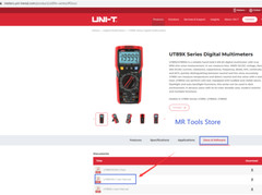 UNI-T TRMS Digital Multimeter AC DC Voltmeter Ammeter Ohmmeter Temp Cap NCV Test