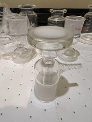 Vacuum Filter Fritted Glass Support Base 300mL, 47mm Millipore-Style 11pc Lot