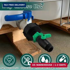 275-330 Gallon IBC Tote Hose Adapter, 3 Sizes IBC Tote Adapter Top Selling