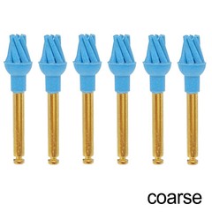 6 Dental Composite Resin Polishing Wheel Kit Spiral Flex Burs Fine/Medium/Coarse