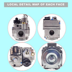 700-506 Millivolt Gas Valve Replacement for Robertshaw 700 Series, 200,000 BTU/