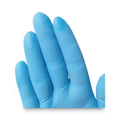 KleenGuard G10 Comfort Blue Nitrile Gloves, Med, 4 mil Thick, 9.5″ Long, 100/Box