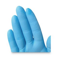 KleenGuard G10 Comfort Blue Nitrile Gloves, Med, 4 mil Thick, 9.5″ Long, 100/Box