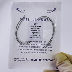 Dental Orthodontic 180mm Niti Open Coil Spring Arch Wires Alloy Dia.08/10/12/14