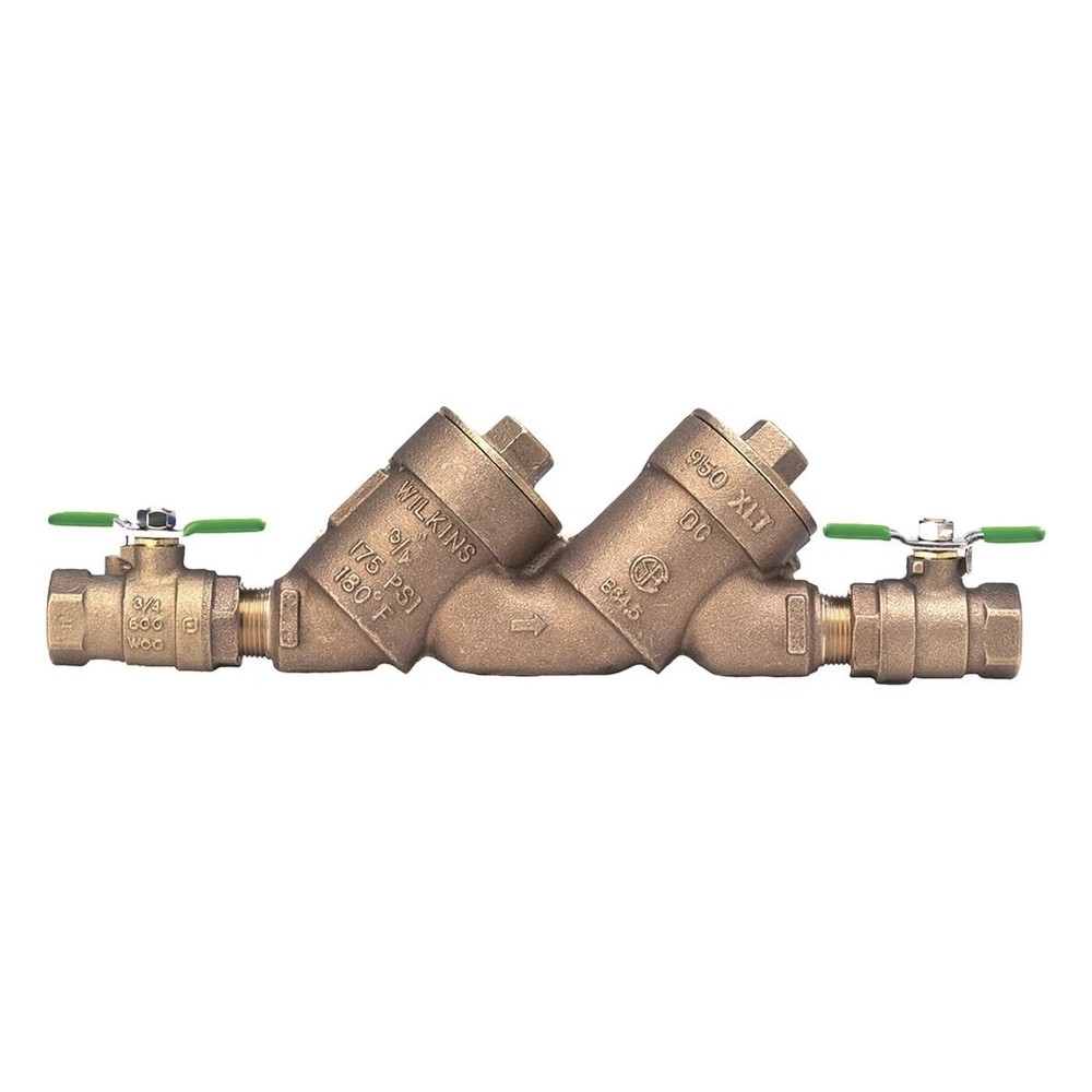 Zurn Wilkins 1 in. 950XLT2 Double Check Backflow Preventer Valve