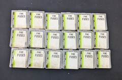 Littelfuse Tracor fuses GBC-8 Glass Fuses  18 Packs of 5  (90 Total fuses)