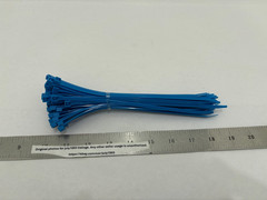 (50) NEW Gardner Bender 8″ Nylon Cable Zip Ties – FLUORESCENT BLUE – 18lbs