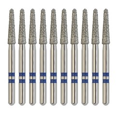 Zirconia Diamond Burs Round End Taper Cutter Medium Grit Z856/018M FG Multi-Use
