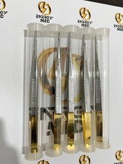 Lot of 5 Pcs Hu FRIEDY NH5024 Castroviejo straight Needle Holder 7″ (18cm)