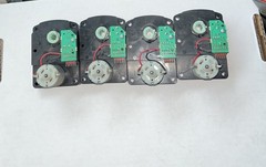 LOT OF 4 Crane Merchandising Motor Snack Drink Vending (dusty,working)