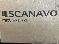 2 Top Quality Original Scanavo 22mm Double (2) DVD Case, Clear, DVD2/ONEXT.KRT