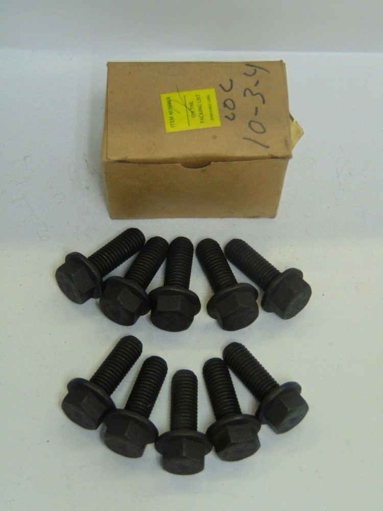 HEX FLANGE SCREW, GRADE 8, 5/8-11X3, COARSE THREAD, PHOSPHATE & OIL, BOX OF 10