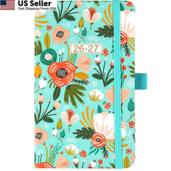 2026-2027 Pocket Planner/Calendar – Weekly & Monthly Small, Multicolored