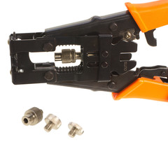 Professional Coax Crimping Tool for BNC RCA F Connectors RG59 RG6 – 3-in-1