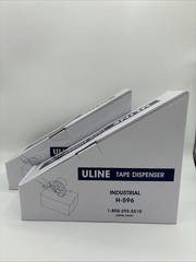 ULINE H-596 Side Load Industrial 3″ Tape Dispenser, Set of 2 New in Box