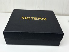 Moterm A7 Pocket Leather Rings Planner White/Light Grey Croc Wallet Organizer