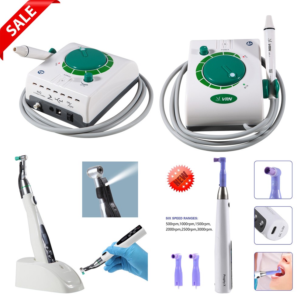 Woodpecker Style Dental Ultrasonic Scaler / Cordless Hygiene Prophy Handpiece TX