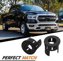 4X Parking Assist Sensor Mount Bracket Bezels Compatible with 2014-2018 Ram…