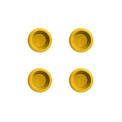 Zest LOCATOR R-Tx Genuine Ltd Range Replacement Caps, High Retention, Gold (4 Pa