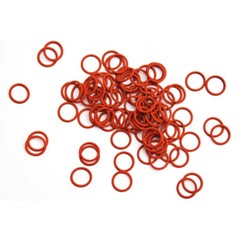 Wire Dia 4mm O-Ring Food Grade Silicone Gasket Sealing Washer OD 12mm-80mm Red