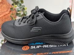 Skechers Work Ultra Flex 3.0 Jinie Slip Resistant Memory Foam Shoes Black Size 7