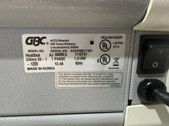 GBC HeatSeal Ultima 65 Laminator Laminating Machine – Laminated Page – Local
