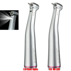 Dental 1:5 Increasing Contra Angle Fiber Optic Handpiece w/E-type Electric Motor