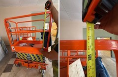 FREE SHIPPING NEW 5 STAR 19 FEET MAX LIFT ELECTRIC SCISSOR LIFT MAN LIFT