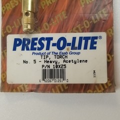 New Old Stock Welding Torch Prest O Lite Prestolite POL 5 Acetylene Tip 5 Steel