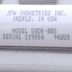 JFW Industries 50DR-003 Dual Rotary Attenuator 0-50dB Range, SMA Connectors