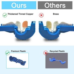 60 Pcs/30 Pairs Quick Splice Wire Terminals T-Tap Red, Blue, Yellow
