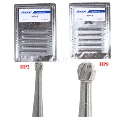Dental Tungsten Carbide Bur 44.5mm Long Shank HP for Straight Handpiece HP2 HP8
