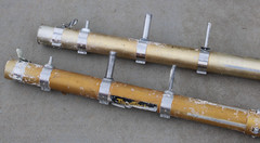 LOT OF 2 TAPETECH Taper Drywall Bazooka (MISSING PARTS)