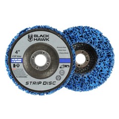 5 Pack – 4″ x 5/8″ Black Hawk Clean & Strip Discs Paint and Rust Removing Wheels