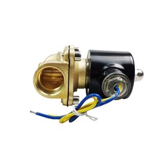 HFS(R) 12V Dc 3/4″ Electric Solenoid Valve Water Air Gas, Fuels N/C – Brass